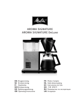 Melitta AromaSignature Deluxe Kaffeemaschine Инструкция по применению