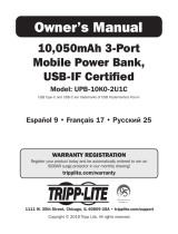 Tripp Lite UPB-10K0-2U1C Инструкция по применению