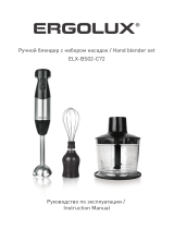 Ergolux ERGOLUX ELX-BS02-C72 серебристо-черн (блендерный н Руководство пользователя