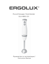 Ergolux ERGOLUX ELX-HB02-C31 бело-серый (блендер, нерж.ста Руководство пользователя