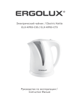ErgoluxERGOLUX ELX-KP03-C73 вишнево-св.серый (чайник плас