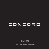 CONCORD Quartz Руководство пользователя