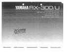 Yamaha RX-300U Инструкция по применению