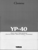 Yamaha YP-40 Инструкция по применению