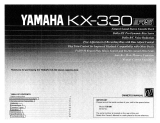 Yamaha KX-330 Инструкция по применению