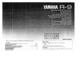 Yamaha R-9 Инструкция по применению