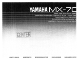 Yamaha MX-70 Инструкция по применению