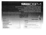 Yamaha DSP-1 Инструкция по применению