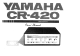 Yamaha CR-420 Руководство пользователя