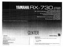 Yamaha RX-730 Инструкция по применению