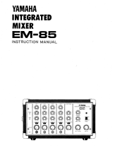 Yamaha EM-85 Инструкция по применению