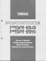 Yamaha PSR-85 Инструкция по применению