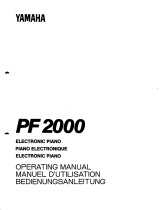 Yamaha PF2000 Инструкция по применению