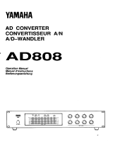 Yamaha AD808 Инструкция по применению