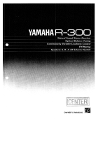 Yamaha RX-300 Инструкция по применению