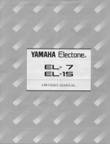 Yamaha EL-15 Инструкция по применению