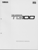 Yamaha TG100 Инструкция по применению
