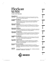 Eizo eizo flexscan s1501 Руководство пользователя
