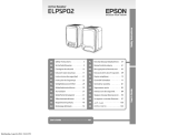 Epson ELPSP02 Active Speakers Руководство пользователя