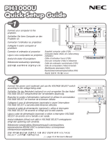 NEC NP-PH1000U Руководство пользователя