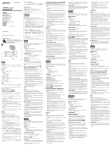 Sony ACC-SHA Инструкция по эксплуатации