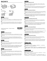 Sony NEX-F3K/B Важная информация