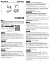 Sony PCK-LM13 Руководство пользователя