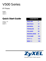 ZyXEL Communications V500-T1 Руководство пользователя