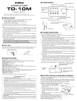 Yamaha TD-10M Инструкция по применению