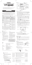 Yamaha YT-240 Инструкция по применению