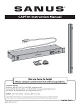 Sanus CAPT01 Инструкция по установке