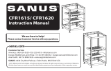 Sanus CFR1615 Инструкция по установке