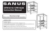 Sanus CFR1620 Инструкция по установке