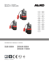 AL-KO Submersible Sump Pump Drain 11004 Руководство пользователя