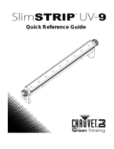 CHAUVET DJ SlimSTRIP UV-9 Справочное руководство