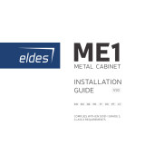 Eldes ME1 Инструкция по установке