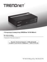 Trendnet TE100-S16Eg Quick Installation Guide