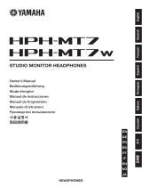 Yamaha HPH-MT8 Инструкция по применению