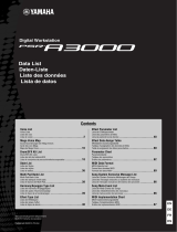 Yamaha PSR-A3000 Техническая спецификация