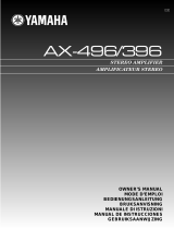 Yamaha AX-496/396 Руководство пользователя