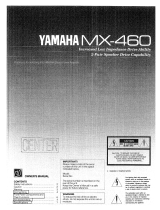 Yamaha MX-460 Инструкция по применению