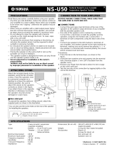 Yamaha NS-U50 Инструкция по применению