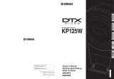 Yamaha KP125W Инструкция по применению