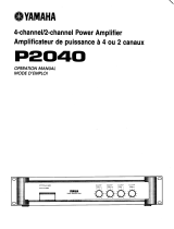 Yamaha P2040 Инструкция по применению