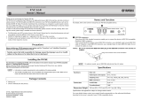 Yamaha FW16E Инструкция по применению