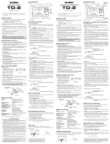 Yamaha TD-2 Руководство пользователя