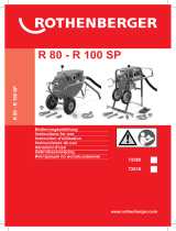 Rothenberger Rohrreinigungsmaschine R100 SP Руководство пользователя
