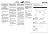 Yamaha L-65 Инструкция по установке