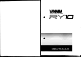 Yamaha RY10 Инструкция по применению