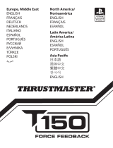 Thrustmaster T150 RS Volant Racing Retour de Force Руководство пользователя